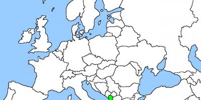 Kaart van Albanië locatie op de kaart