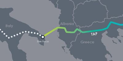 Kaart van raak Albanië